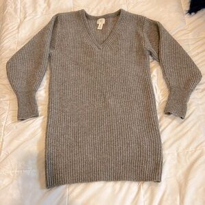 H&M V-neck Sweater Dress Tunic Size Small